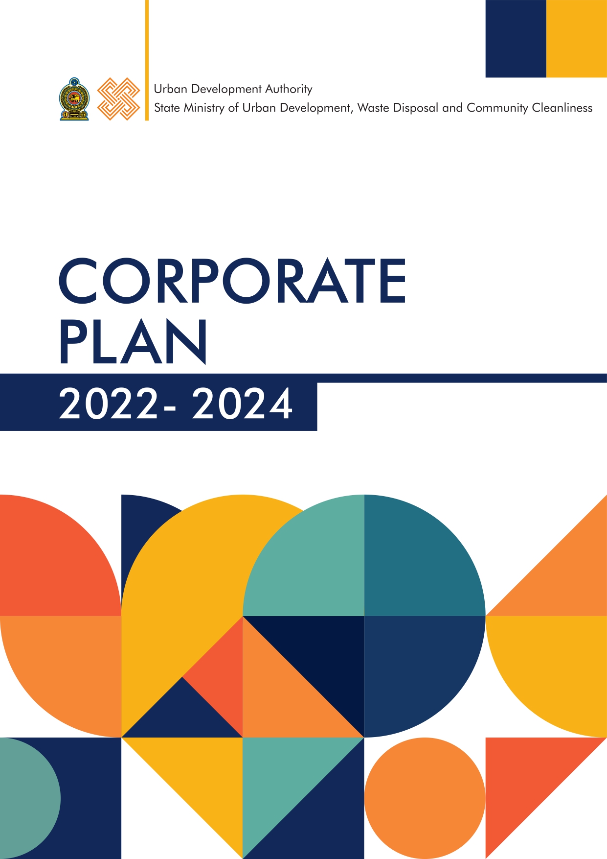 Corporate Plan 2022-2024 cover